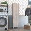 Garde-manger rectangulaire 2 portes gris clair