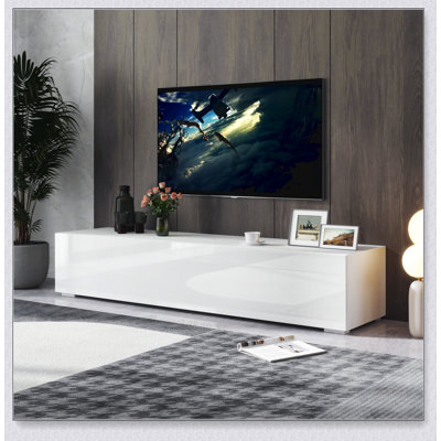 Meuble audio-vidéo moderne avec console multimédia pour le salon
