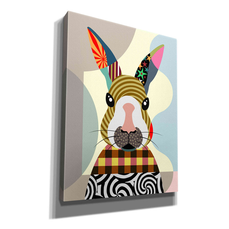 " Sexy Bunny " by Lanre Adefioyue, 16" H x 12" W x 0.75" D