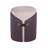 Two-Toned Ottoman With Storage Or Vanity Stool, Brown