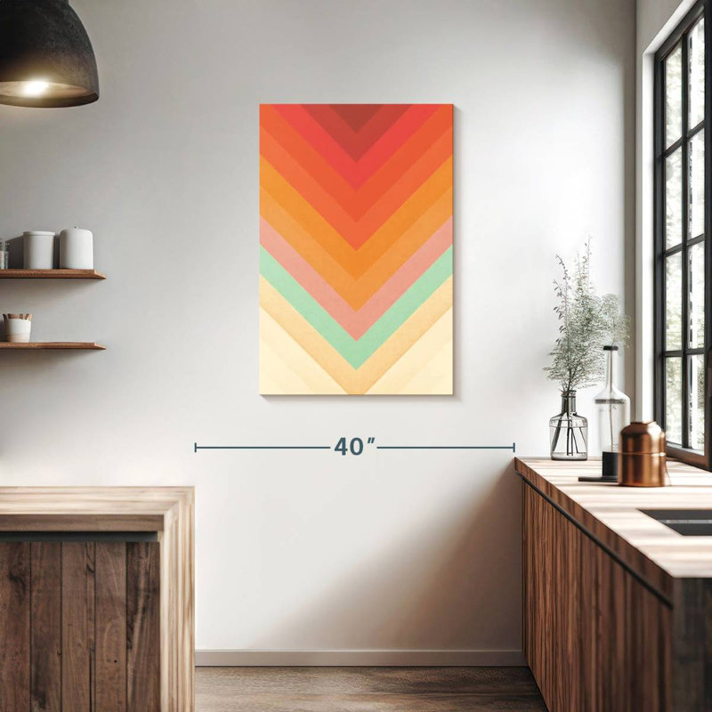 Avery Rainbow Chevrons, 36" H x 24" W