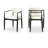 Eligah Vegan Leather Upholstered Dining Arm Chair-6766397-6766377