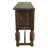 Six-Drawer Black Wash Buffet with Iron Inserts