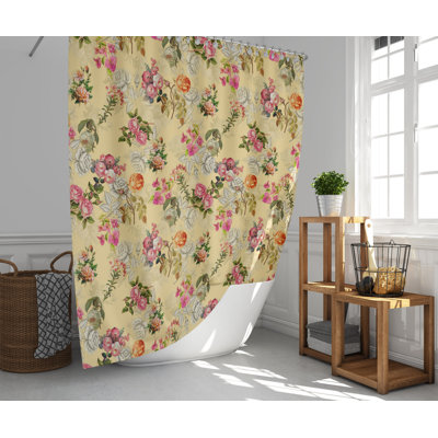 Abarne Floral Shower Curtain