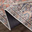 Tapis oriental rectangulaire en polyester tissé à la machine en terre cuite-574351437
