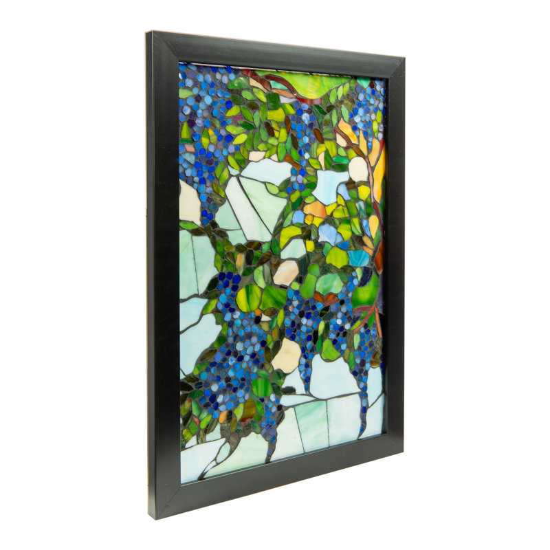 Décoration murale mosaïque en verre Grapevine