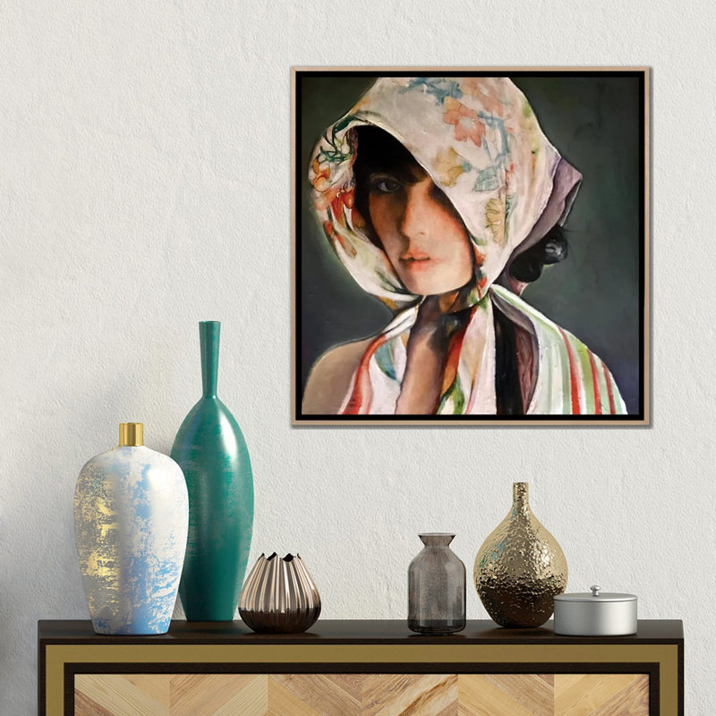 I Have A Secret 1 Piece Wall Art on Canvas, 45.72 cm H x 45.72 cm W x 4.445 cm D, Natural Wood