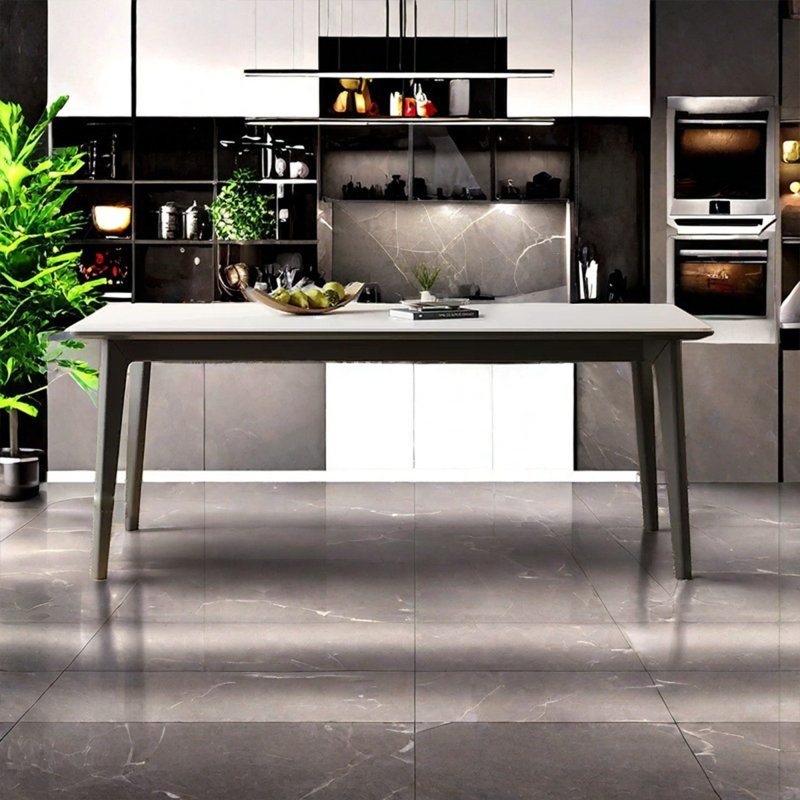 Table en pierre massif, H 29,53 po x L 70,87 po x l 35,43 po