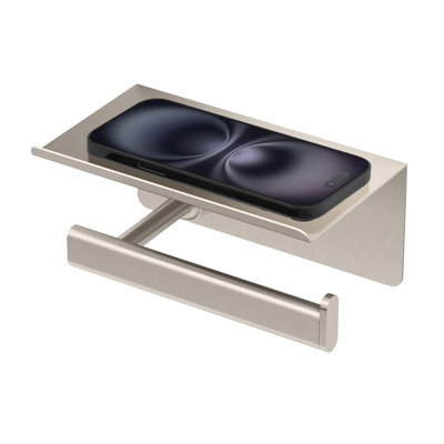 Elevate Toilet Paper Holder w/Mobile Shelf