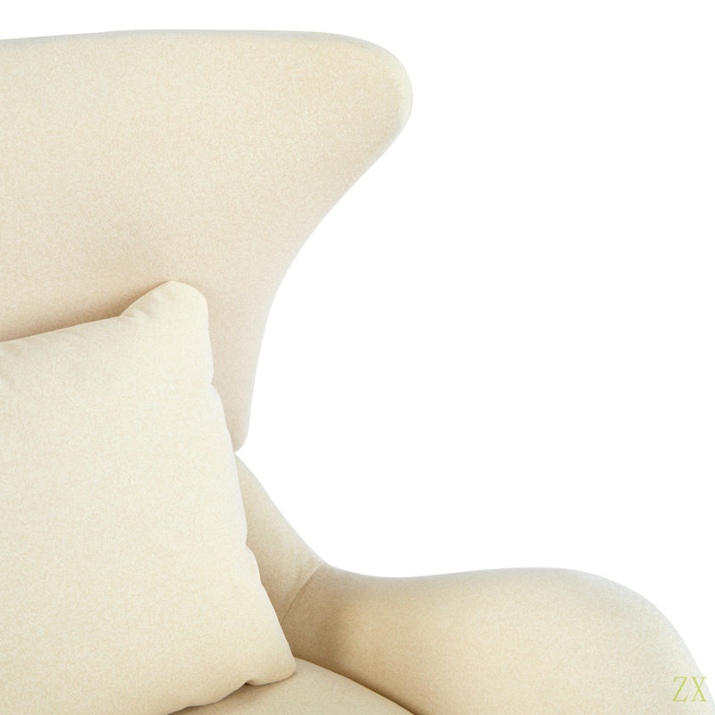 Chaise d'appoint moderne en polyester avec espace pour animaux / rangement - capacité de 330 lb, chaise longue de salon, design élégant et durable