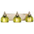 3-light Vintage Vanity Light With Tulip Green Glass Shades - Bathroom Armed Wall Sconce For Bedroom, Kitchen, Living Room & Washroom-1817673363-1817673372-1817673361