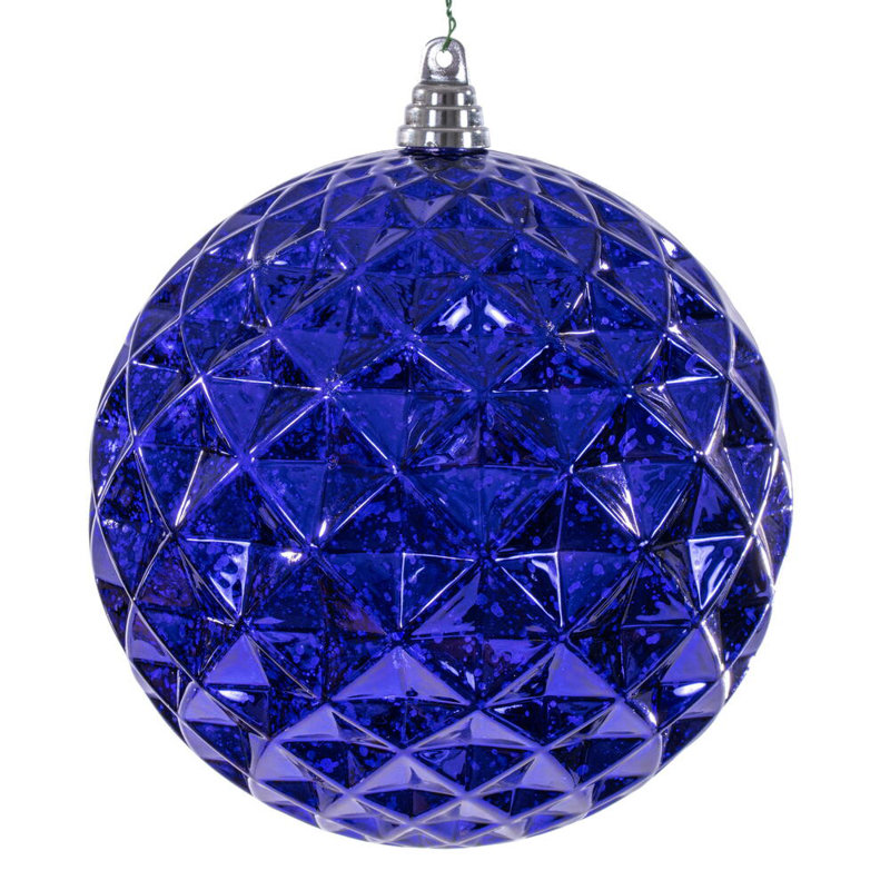 Ornement en diamant 8 po., Mauve