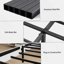 Queen size wooden bed with sturdy legs-187357064