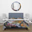 Little House In Vibrant Mountain Landscape - Ensemble de housse de couette traditionnel - Microfibre de polyester-66392840