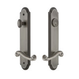 Complete Arc Entry Lever Set with Single Cylinder Deadbolt