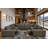 Tunzionkin Leather Match Reclining Modular Sectional-809442313