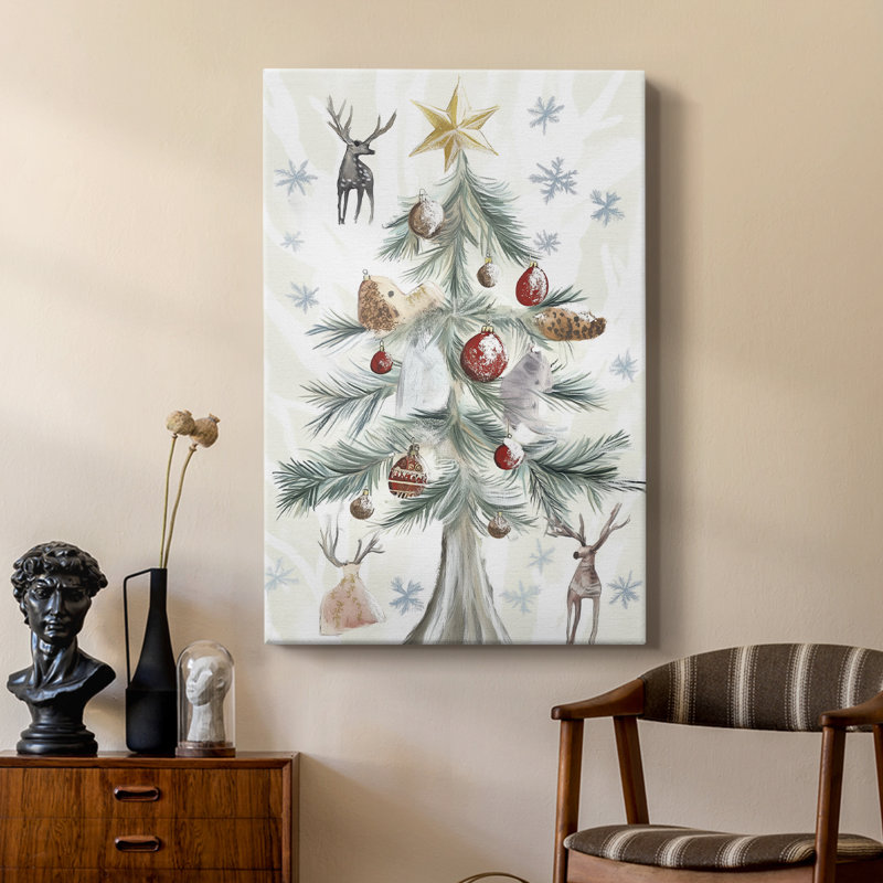 Art des Fêtes de Noël - Cccxiii, H 12 po x l 8 po
