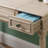 June Natural Two Drawer Flip Top Vanity Set with Stool