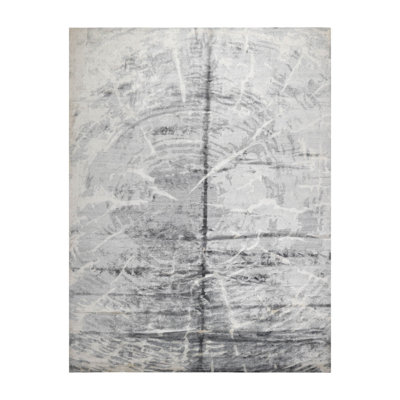One-of-a-Kind 9'2" X 12' Silk Area Rug Gray
