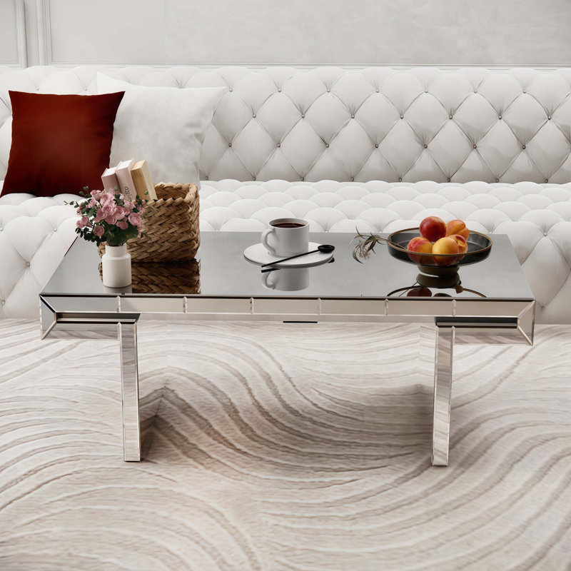 Rectangular Mirror Coffee Table