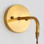 Bostock 1 - Light Gold Wall-Mounted Armed Sconce