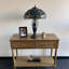 Lampe de table Chenault Tiffany avec abat-jour et base en vitrail avec ampoules DEL incluses: l 16 po x P 16 po x H 24 po