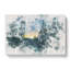 Mountain Stream Watercolour - Wrapped Canvas-56663416