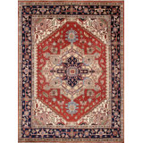 Serapi Hand Knotted Wool Oriental Area Rug