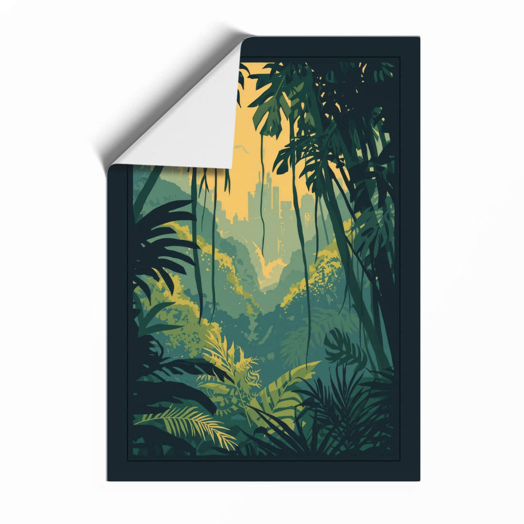 Jungle Paradise Tropical - Framed Print
