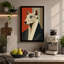 Geometric Wolf in Profile Modern - Wrapped Canvas-1964781015-1964781009