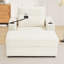 Beige avec rangement mobile, ports, porte-téléphone et poches latérales, fauteuil multifonctionnel polyvalent pour le salon, rangement caché, deux poches-1103133911