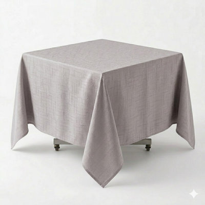 Bourland Plain Linen Look Tablecloth