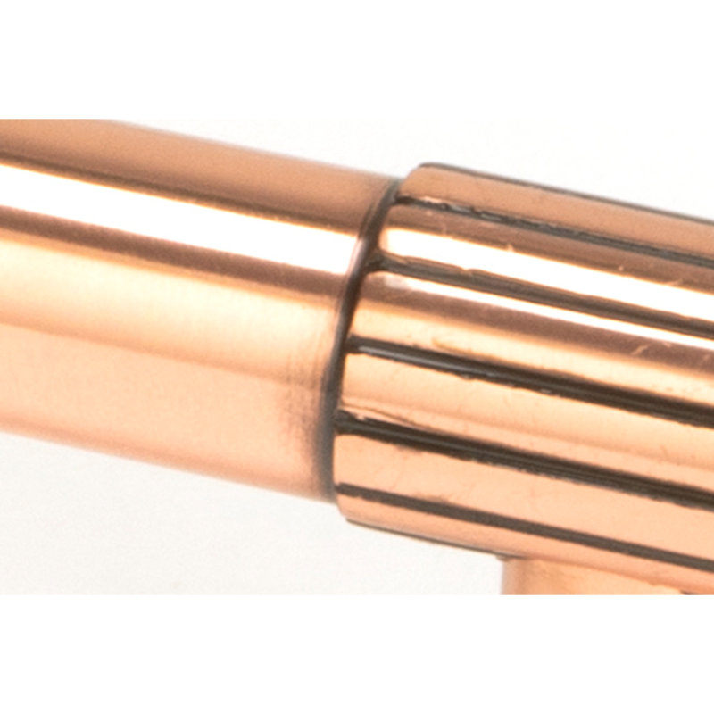 Bar Handle, 9.6 cm, Polished Bronze
