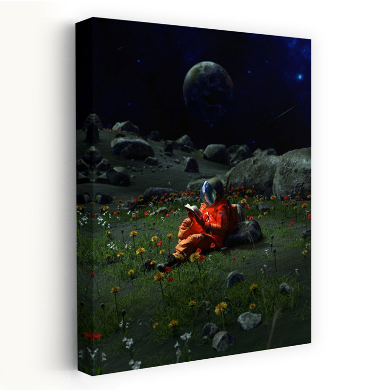 Art contemporain, paysage contemporain abstrait, art floral contemporain, H 24 po x l 16 po