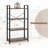 47'' Floor Bookcase w/ Open Shelves Heavy Duty Metal Frame & Anti-Toppling Kits