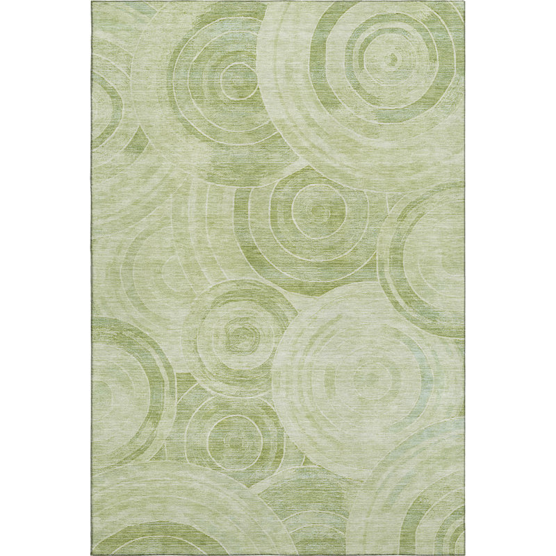 Premium Machine Washable Lubbers AMF1750 Geometric Rug, Rectangle 5' x 7'6"