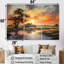 «Sunrise Autumn Country Panorama II - Sunrises Sunset», ensemble d'art mural-156397560-156397564