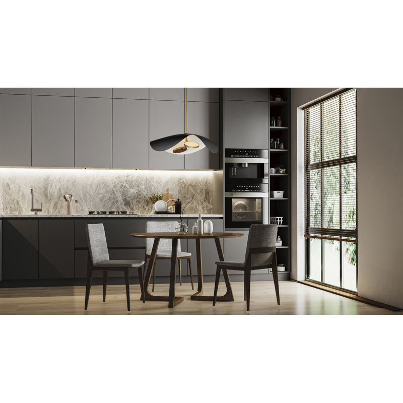 Hinton 2 - Light LED Novelty Pendant, Black/Gold