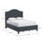 Herning Upholstered Slat Bed With Curved Headboard - Queen Size-100095267