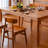 Solid wood dining table with natural charm-2108126059
