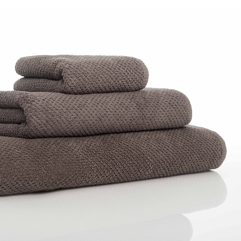 Bee Waffle Bath Towel, Anthracite, Bath Sheet 1-Pack