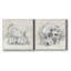 Hen and Chicks - 2 pièces, reproduction d'art sur toile tendue-259339666