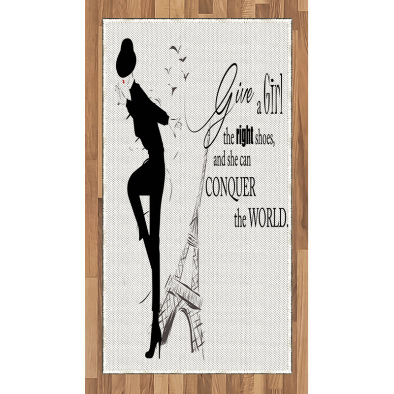 Tapis décoratif pour adolescent, Rectangle 2 pi 7 po x 5 pi