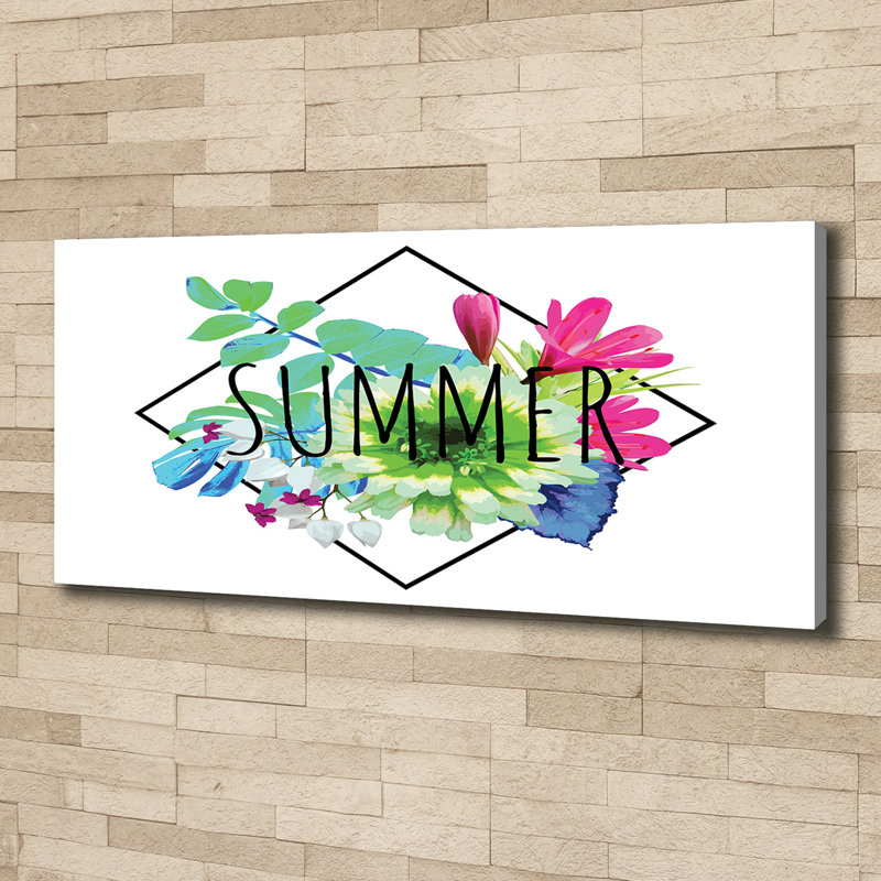 Summer - Wrapped Canvas Print