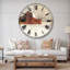 Hiver à la ferme - Horloge murale-57905504-36859057