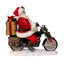 Collection de figurines Fabur Kurt Adler, père Noël à vélo Coco-Cola, 10,5 po