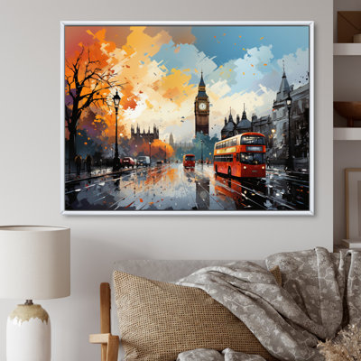 Marel " Red Beige City London Popart III "