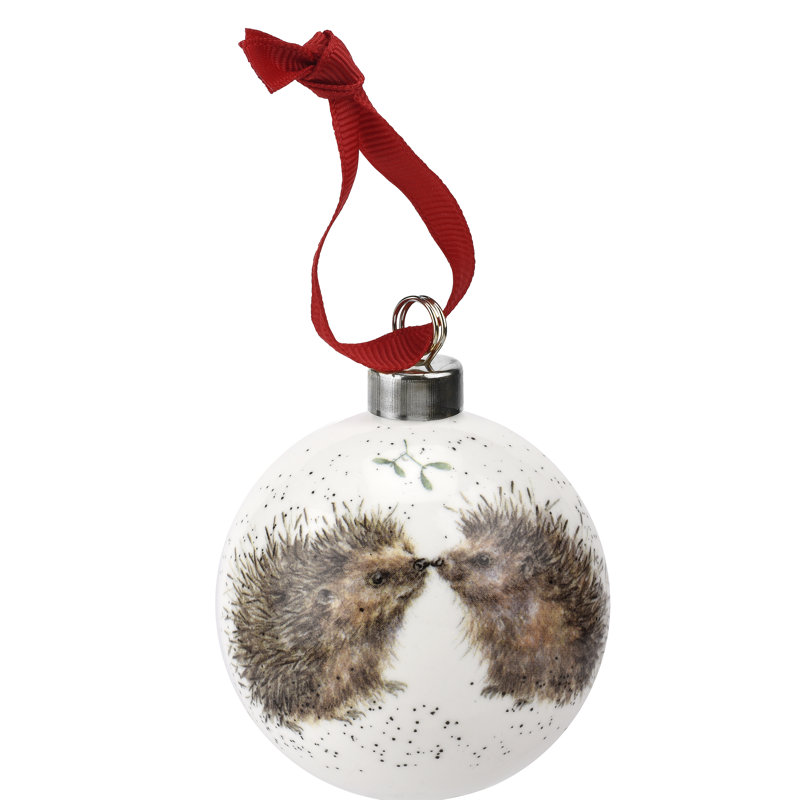 Classic Wrendale Designs, Hedgehugs Bauble