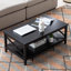 Table basse à 4 pieds avec rangement