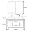 Armoire de salle de bain légère en acier inoxydable de luxe-111075122
